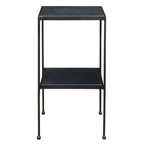 Sherwood Square Marble Accent Table - Black by Uttermost - View 1