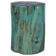 Habitat Accent Stool - Blue by Uttermost - View 1