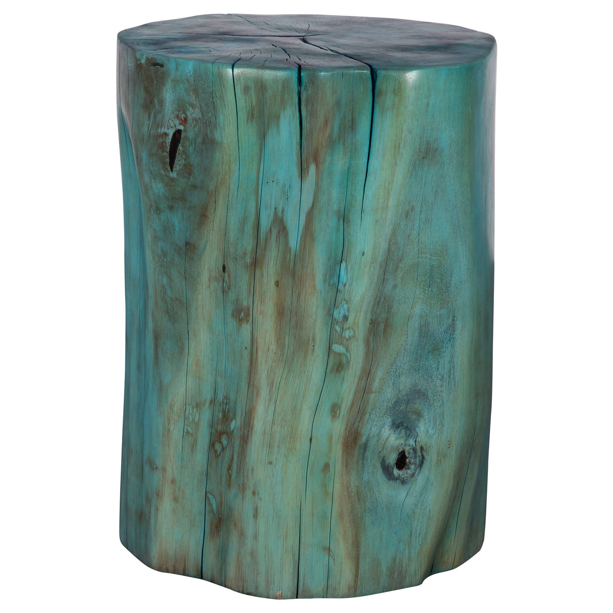 Habitat Accent Stool - Blue by Uttermost - View 1