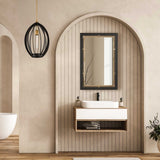 Guerra Mirror Walnut & Brass - Bronze / Dark Brown by Uttermost - View 2