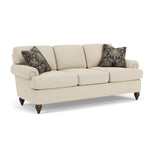 Moxy Fabric Sofa, T-Shaped Seat Cushion, Rolled Arms | Flexsteel