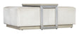 Melange Bridged Coffee Table - Beige / Silver by Hooker Furniture - View 1