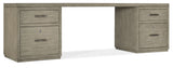 Linville Falls 96" Desk With Two Files - Gray by Hooker Furniture - View 1