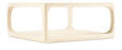 Westwood Square Coffee Table - Beige by Hooker Furniture - View 1