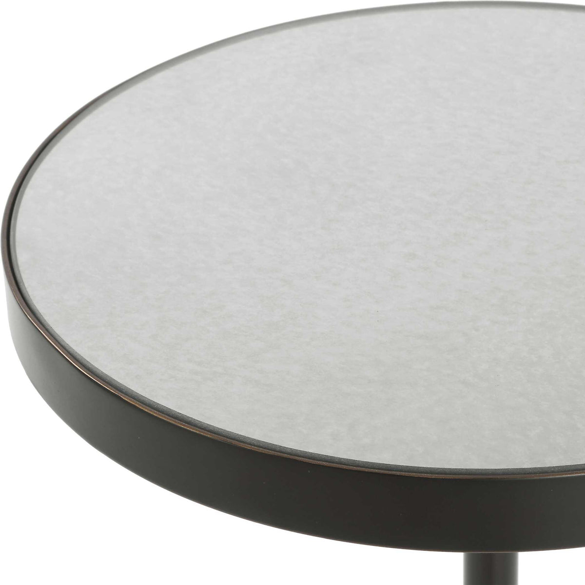 Odesa Marble Accent Table - Black / White by Uttermost - View 6