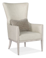 Kyndall Club Chair With Accent Pillow - Beige by Hooker Furniture - View 1