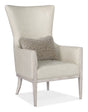 Kyndall Club Chair With Accent Pillow - Beige by Hooker Furniture - View 1