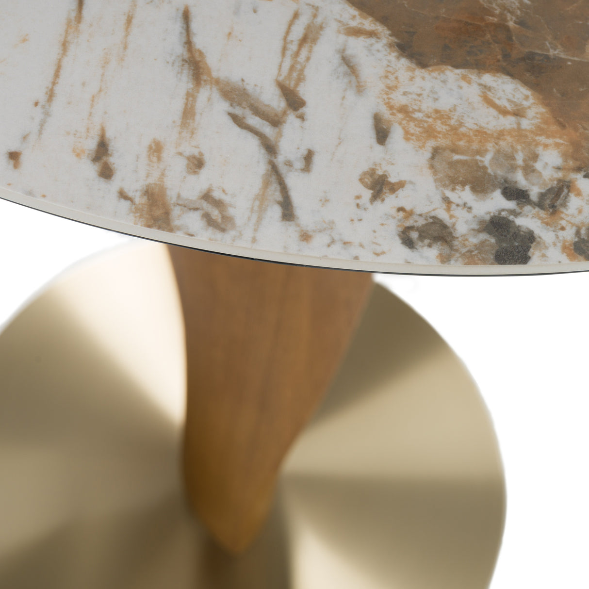 Calvary - Mid-Century Modern Ceramic + Walnut Bar Table - View Image 1