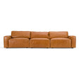 Cambria - Modern Cognac Leather Sofa - View Image 1