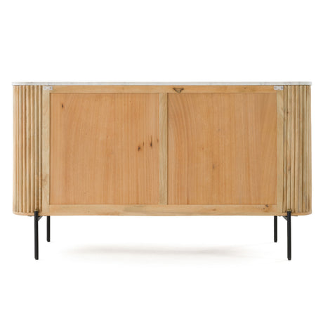 Cambridge White Marble & Mango Dresser - View Image 1