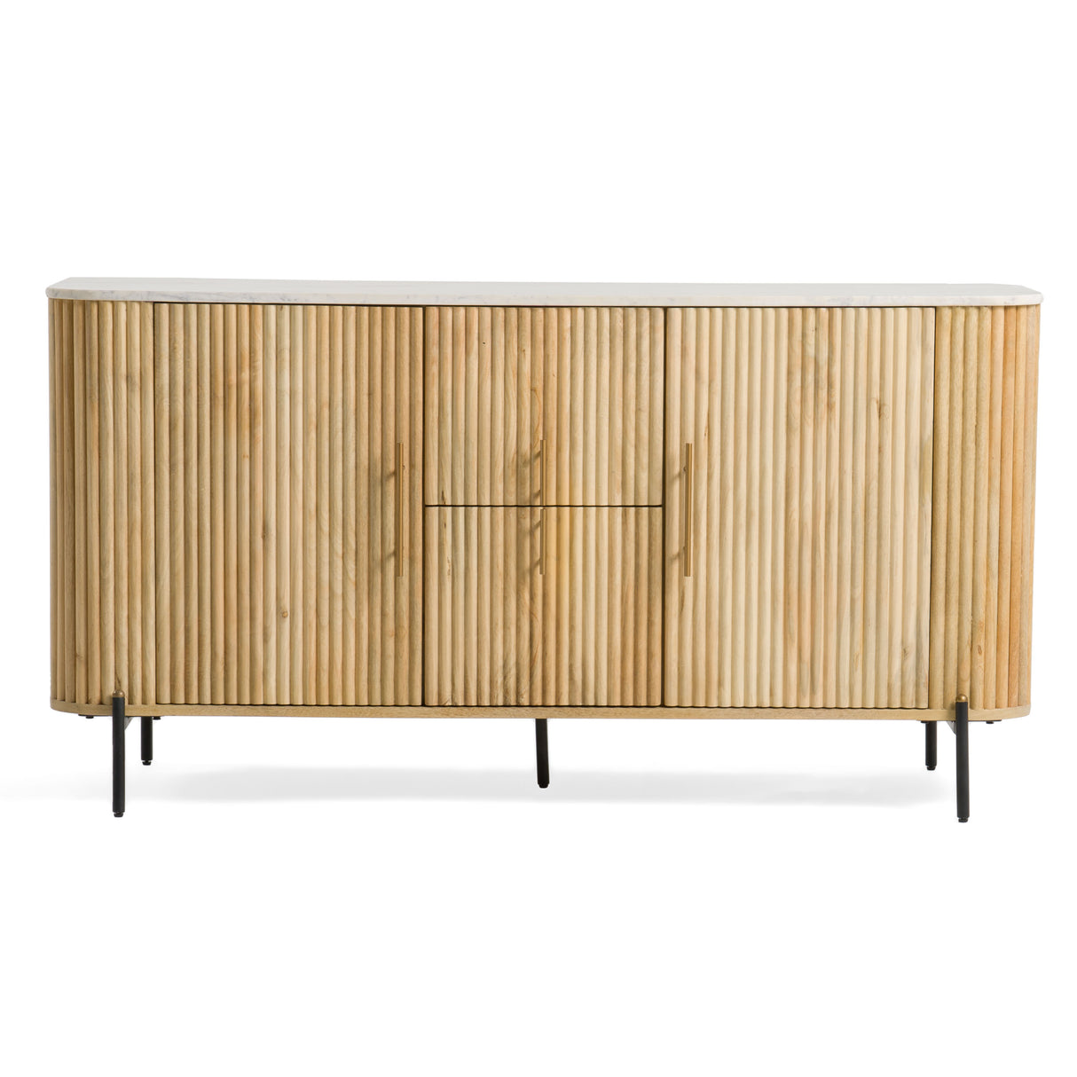 Cambridge White Marble & Mango Buffet - View Image 1