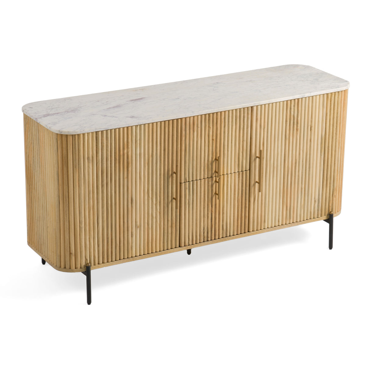 Cambridge White Marble & Mango Buffet - View Image 1