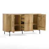 Cambridge White Marble & Mango Buffet - View Image 1