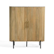 Cambridge White Marble & Mango Tall Buffet - View Image 1