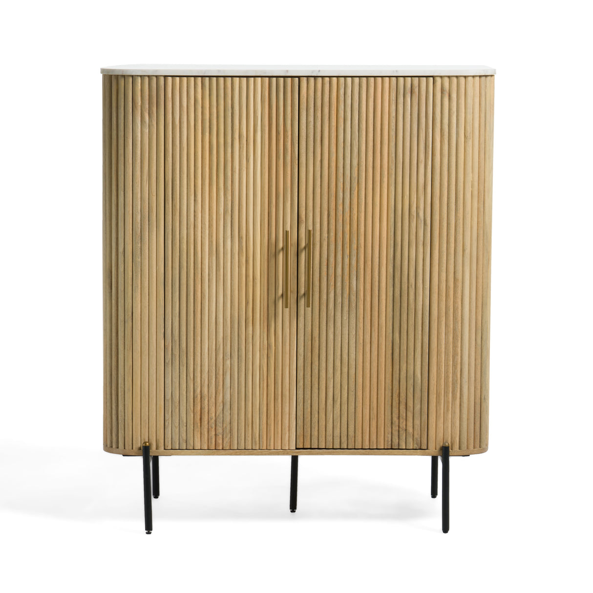 Cambridge White Marble & Mango Tall Buffet - View Image 1