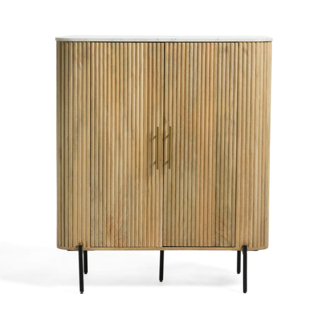 Cambridge White Marble & Mango Tall Buffet - View Image 1