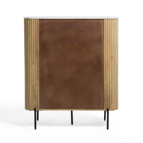 Cambridge White Marble & Mango Tall Buffet - View Image 1
