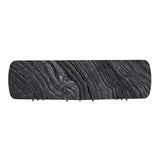 Caracole Cabochon Dresser in Piano Black with Black Stone Top