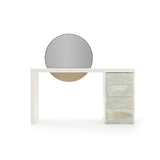 Monaco Vanity | Caracole Classic | Almond Milk & Green Onyx | CLA-425V-073