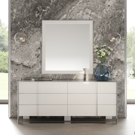 Cartier Modern White Vegan Leather Bedroom Set – VIG Furniture - sold by Home Elegance USA