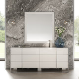 Cartier - Modern White + Stainless Steel Dresser - View Image 1
