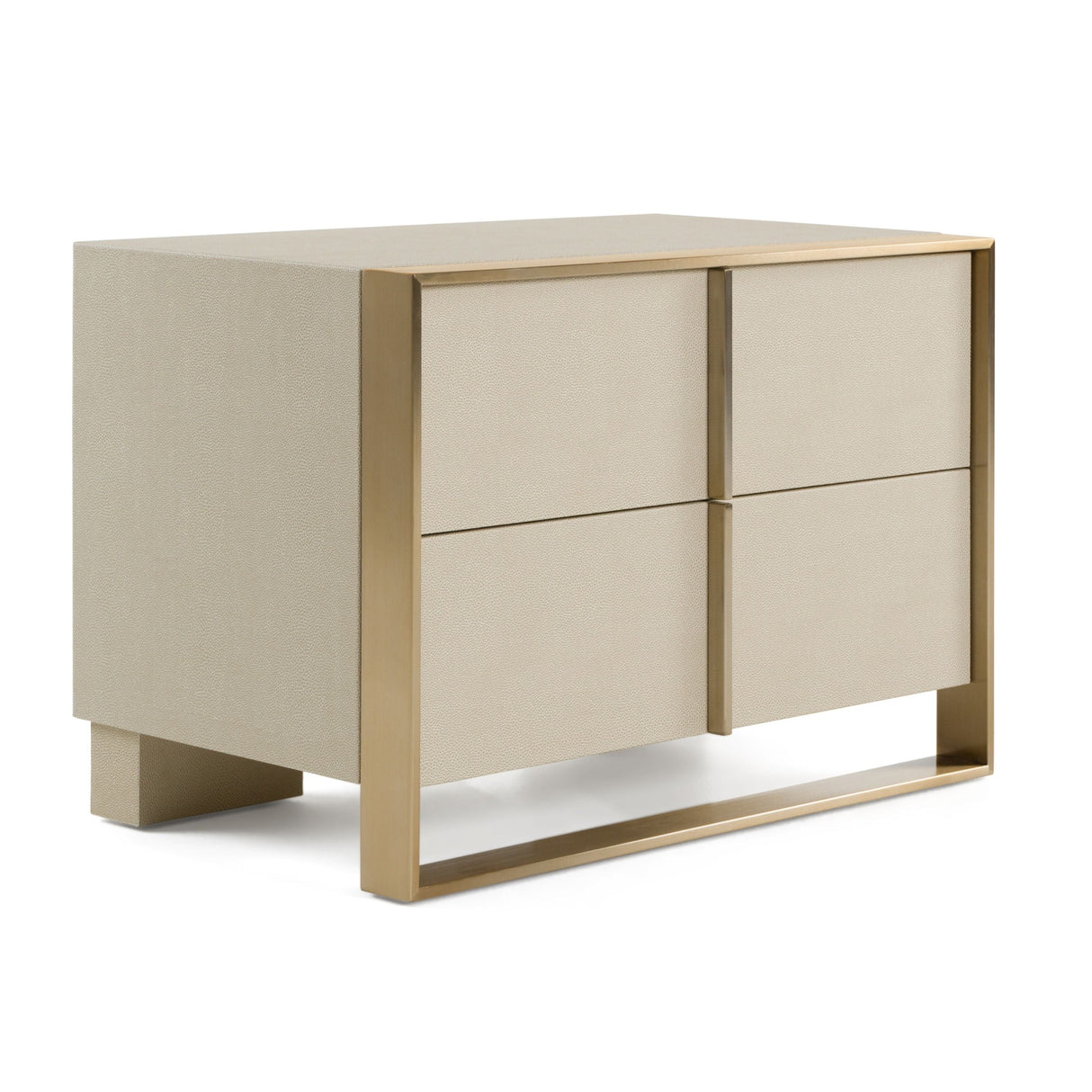 Cartier Modern Beige Velvet & Brushed Brass Bedroom Set – VIG Furniture - Home Elegance USA