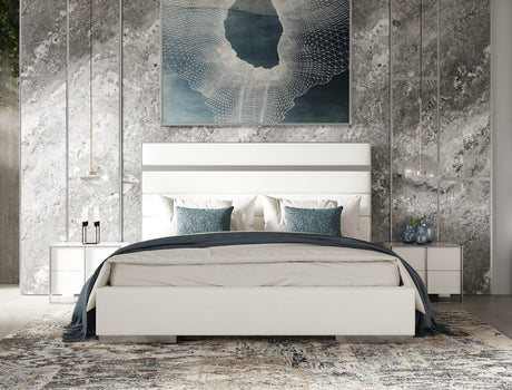 Cartier Modern White Vegan Leather Bedroom Set – VIG Furniture - sold by Home Elegance USA