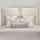 Set Casey Comforter Set Platinum - Aico Furniture - Home Elegance USA