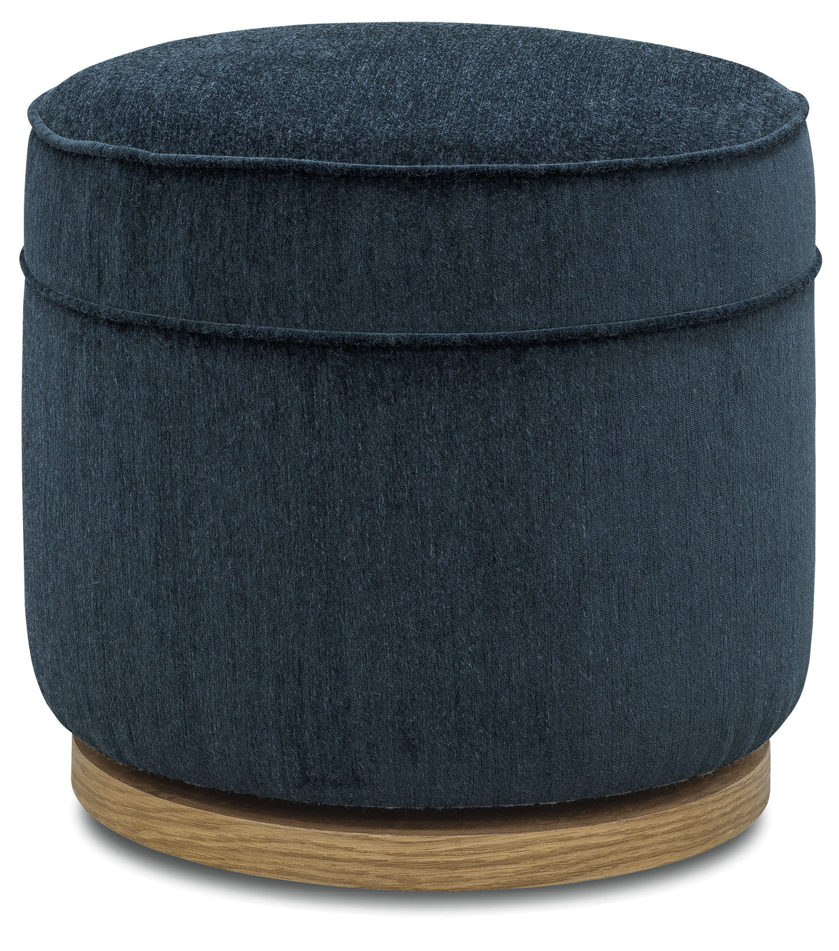Chloe Swivel Footstool - Blue by Hooker Furniture - View 1