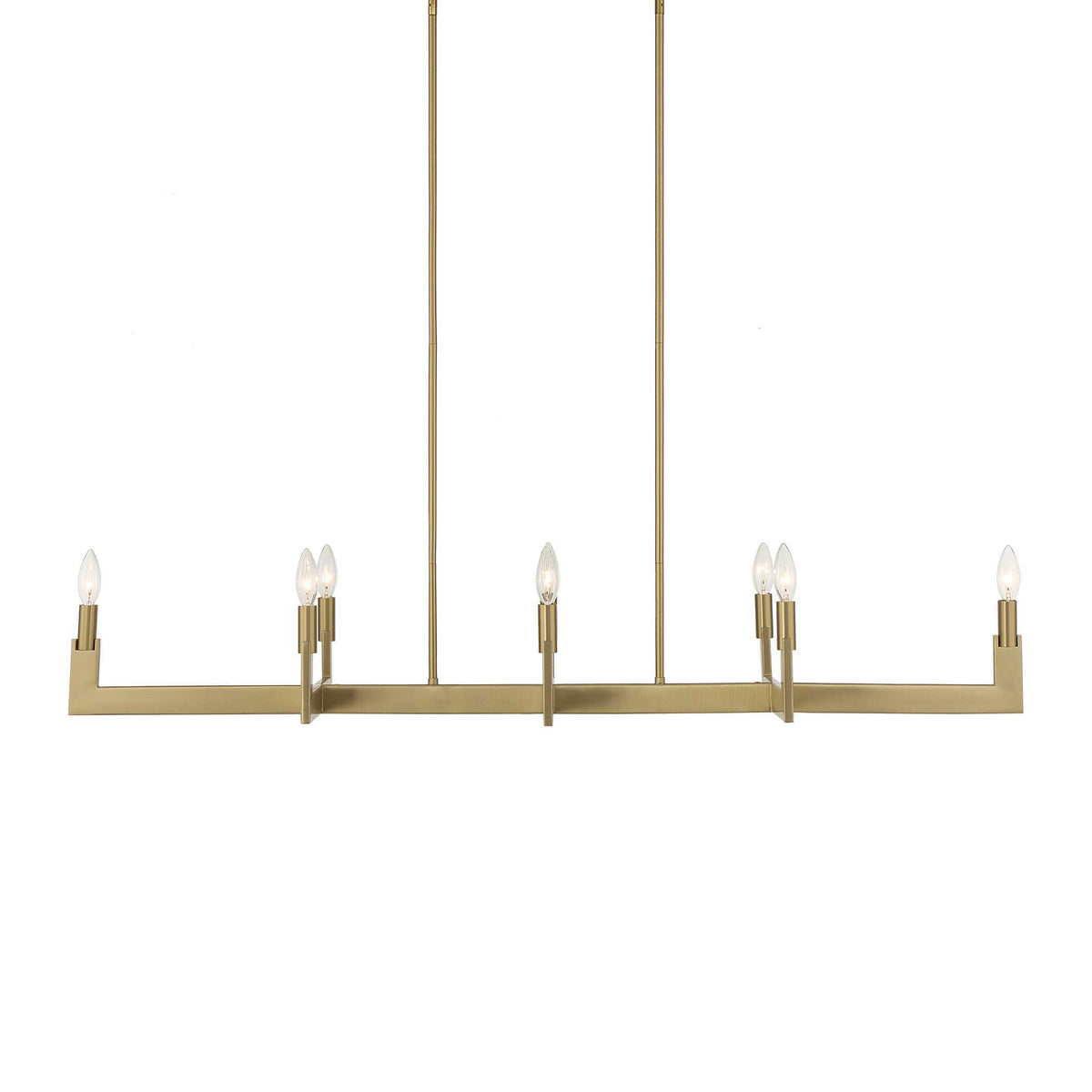 Cordoba 8 Light Linear Chandelier - Gold by Uttermost - View 1