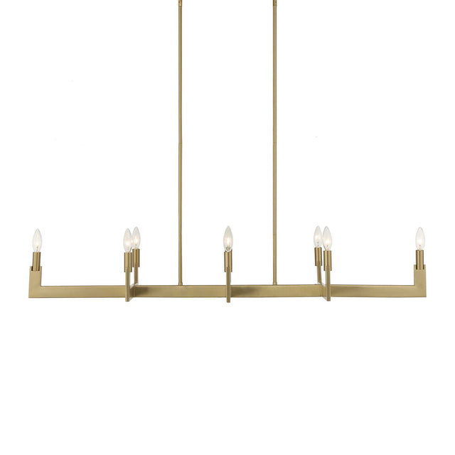 Cordoba 8 Light Linear Chandelier - Gold by Uttermost - View 1