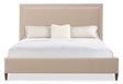 Archives California King Upholstered Bed - Beige by Hooker Furniture - View 4