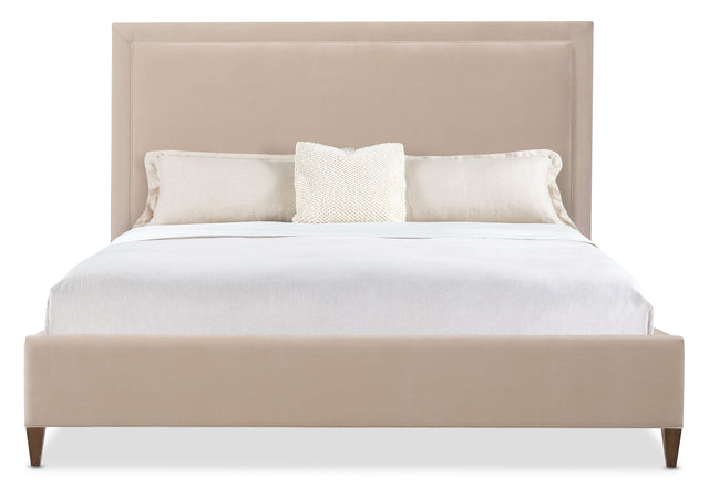 Archives California King Upholstered Bed - Beige by Hooker Furniture - View 4