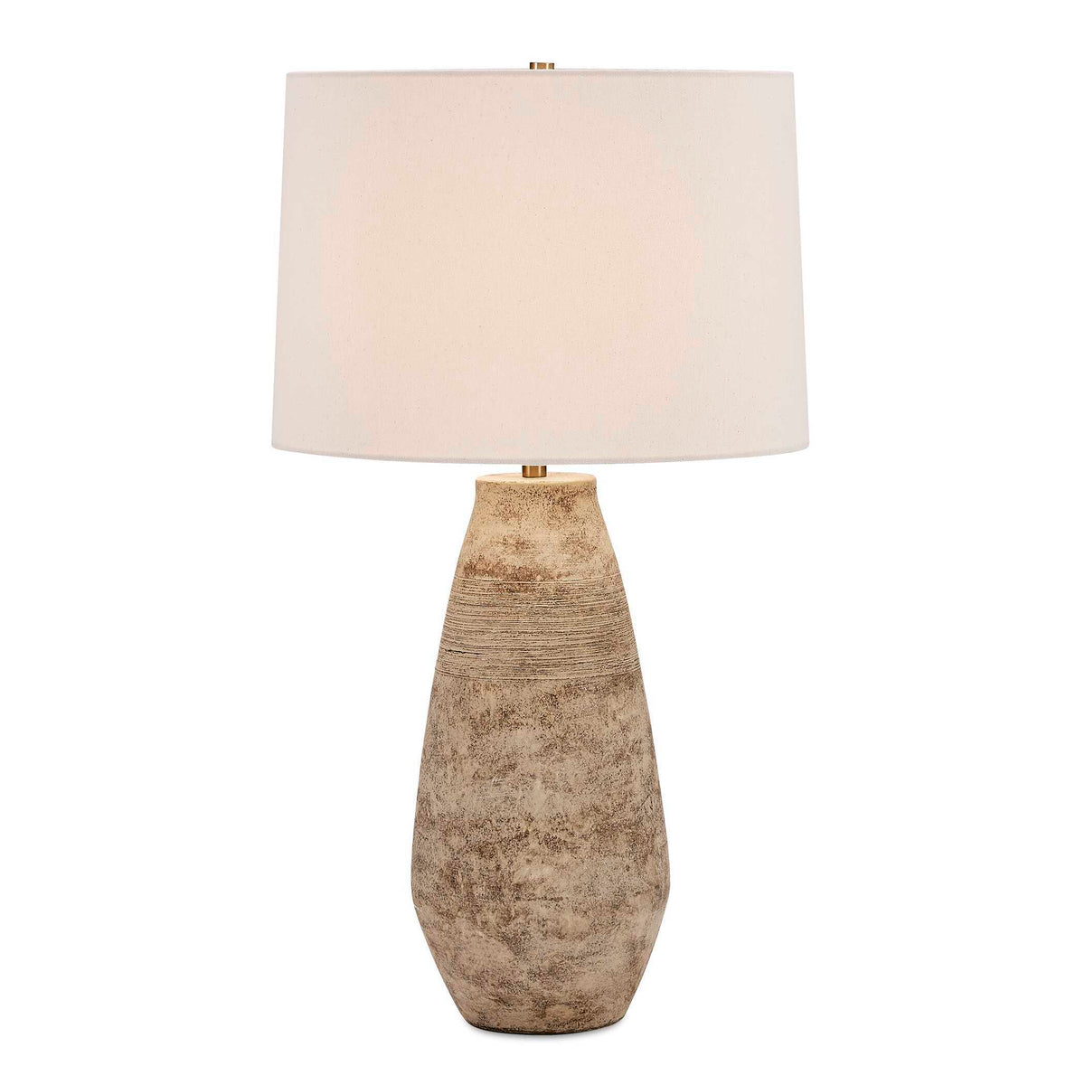 Dunford Aged Table Lamp Brown / Gray - Light Brown by Uttermost - View 1