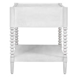 Bales Side Table - White by Uttermost - View 4