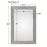 Leiston Metallic Mirror - Silver by Uttermost - View 5