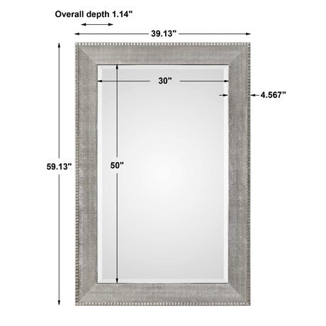 Leiston Metallic Mirror - Silver by Uttermost - View 5