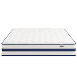 Queen Size Mattress, 12 Inch Queen Hybrid Mattresses in A Box Pressure Relief & Supportive, Cooling Memory Foam & Individually Pocket Coils for Motion Isolation, Luxury Mattress