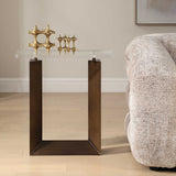 McElroy Modern Side Table - Bronze by Uttermost - View 2