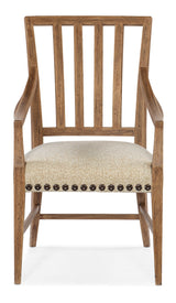 Big Sky Arm Chair (Set of 2) - Beige / Light Brown by Hooker Furniture - View 7