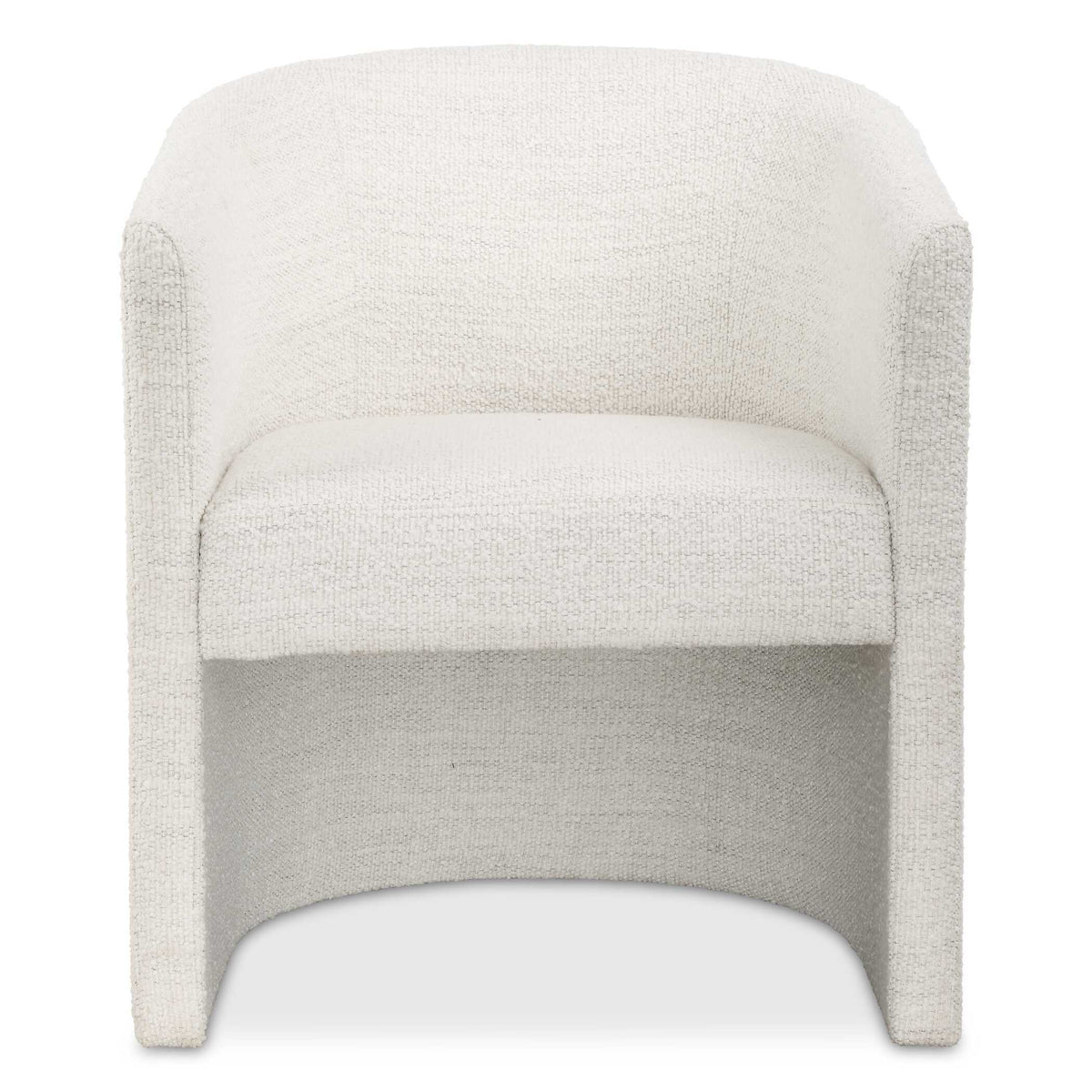 Encompass White Fabric Dining Chair by Uttermost - View 1