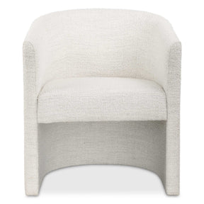 Encompass White Fabric Dining Chair by Uttermost - View 1