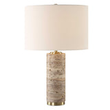 Cortado Travertine Table Lamp - Gray by Uttermost - View 1
