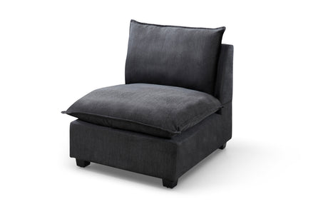 Modern Sectional Sofa,L-Shape Linen Fabric Corner Couch Set with Convertible Ottoman for Living Room, Apartment, Office,Grey,3 Colors - sold by Home Elegance USA
