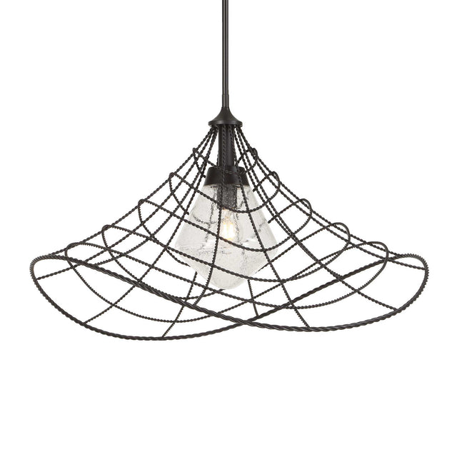 Whirlwind 1 Light Indoor-Outdoor Pendant Dark Bronze - Black by Uttermost - View 1
