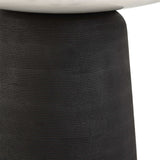 Total Eclipse Marble Accent Table - Black by Uttermost - View 4