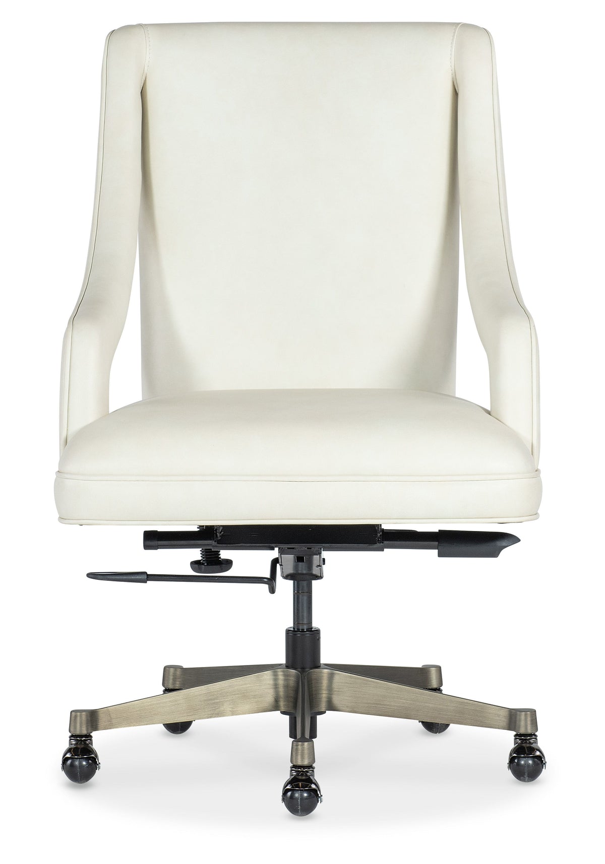 Meira Executive Swivel Tilt Chair - White by Hooker Furniture - View 4