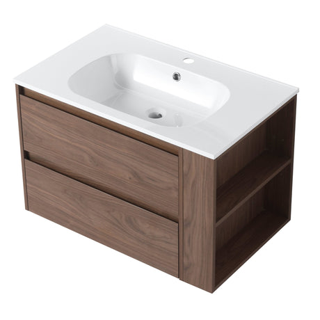 30" Wall Mounting Bathroom Vanity With Gel Sink (BVB005530BNO) - W999102535 - image - 21