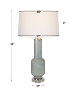 Imperia Aqua Gray Table Lamp - Silver by Uttermost - View 6