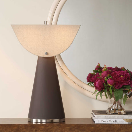 Conover Modern Table Lamp - Dark Brown by Uttermost - View 2